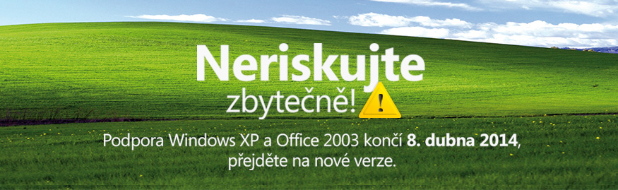 Konec podpory Windows XP a Office 2003